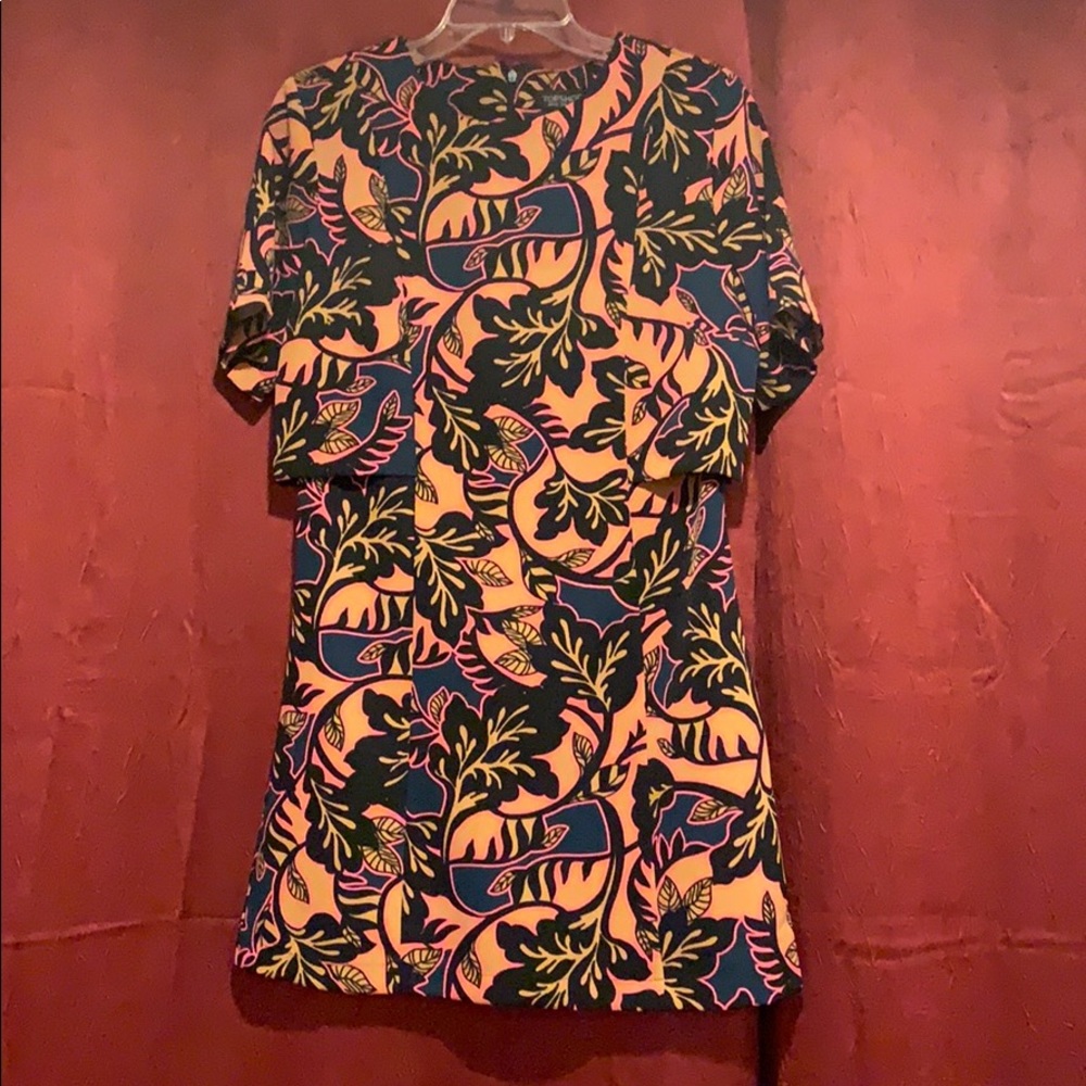Printed dress (8 but runs a size small)